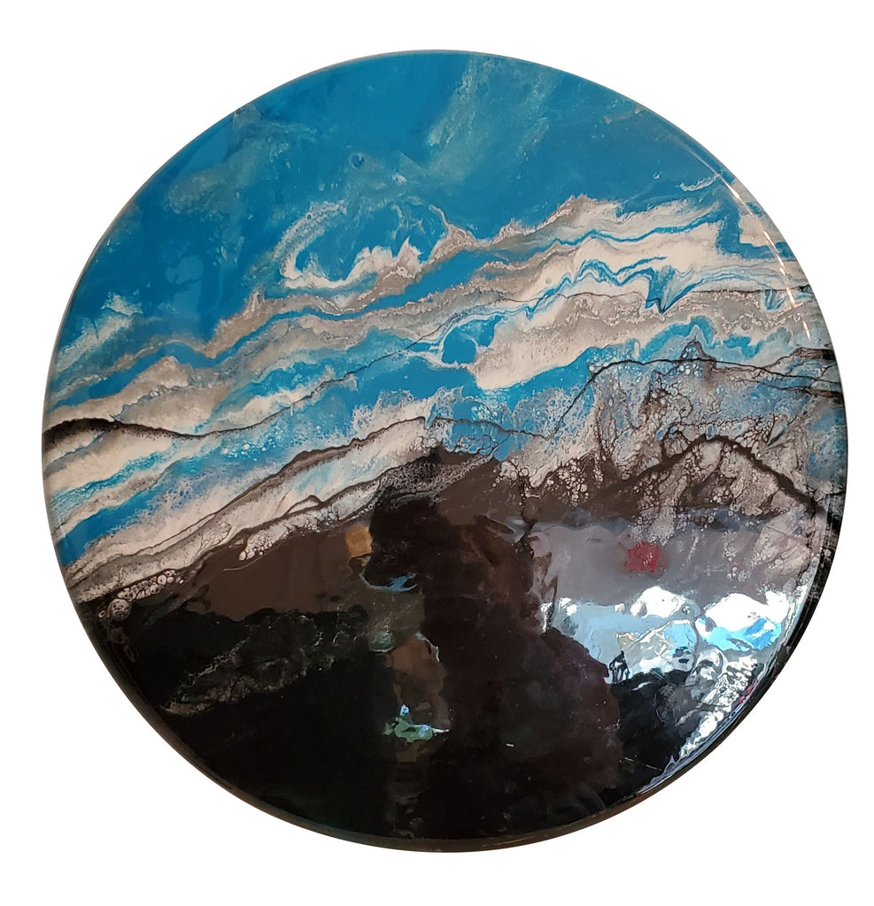 Hand Painted Resin Round