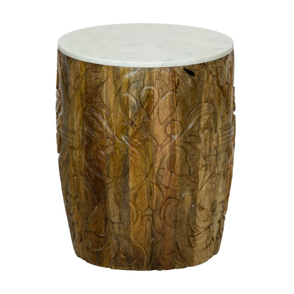 Sydney Mod Pomegranates Side Table in Natural