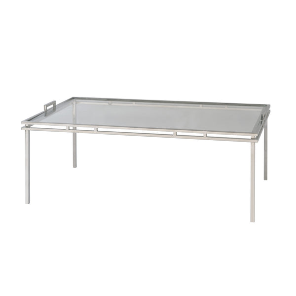 Spencer Cocktail Table - Stainless Steel