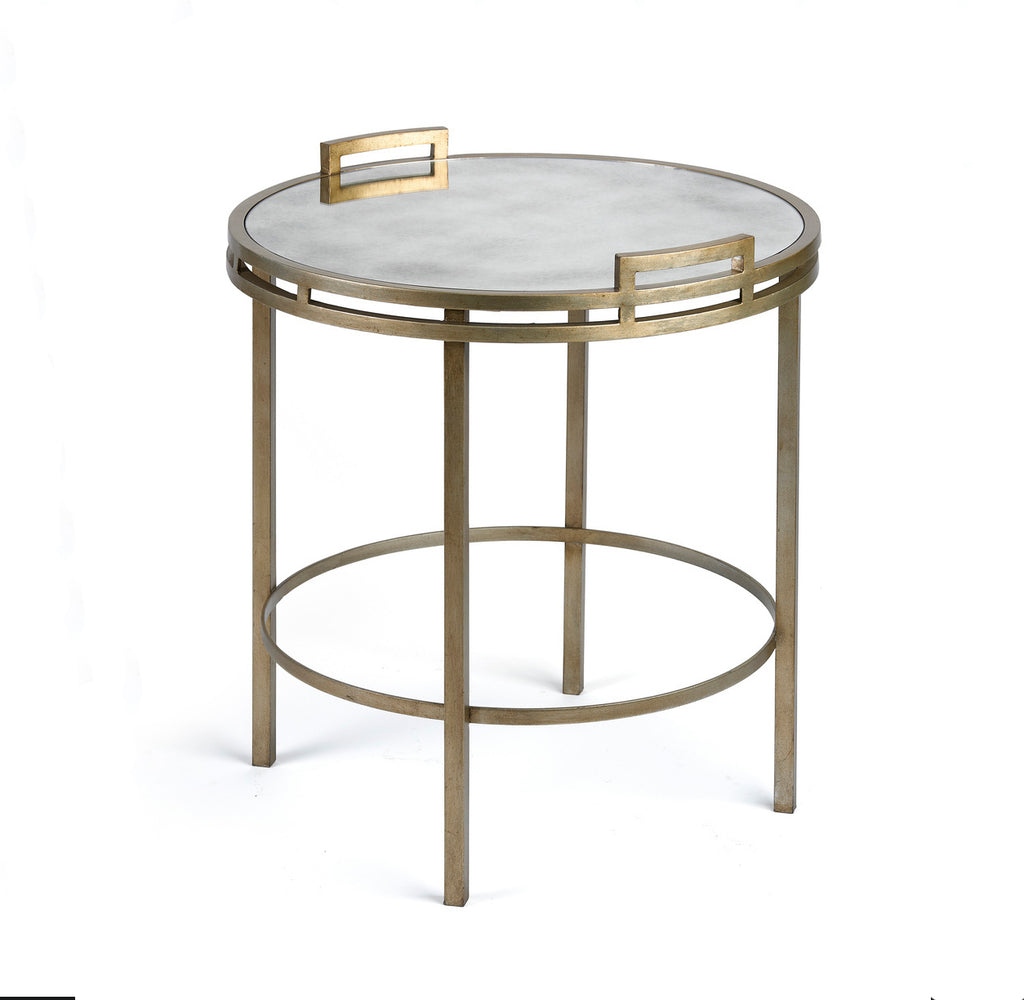 Spencer Accent Table - Burnished Brass