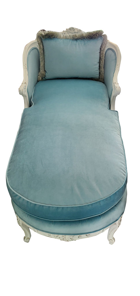 Blue chaise lounges clearance
