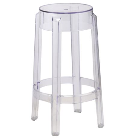 Backless Ghost Counter Stool