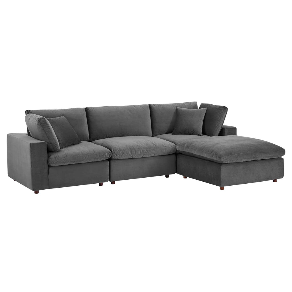Comfyclouds charcoal sectional hotsell