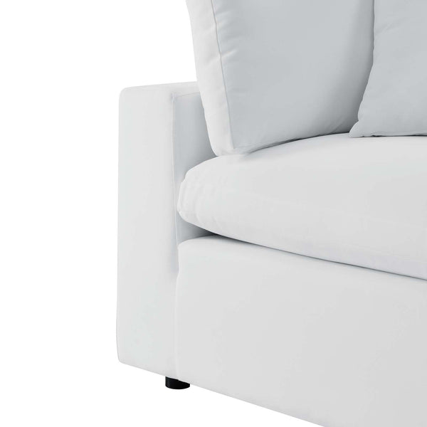  Sectional Sofa in Sunbrella White fabric