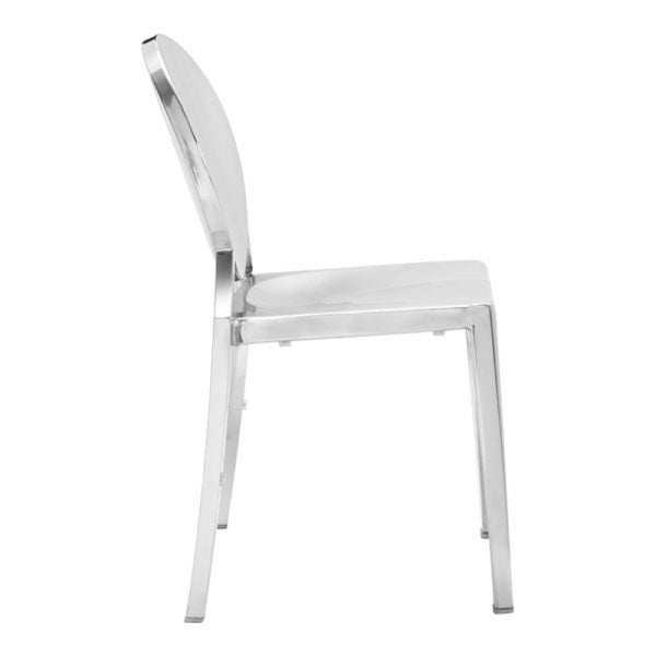 Glam Dining Chair - Silver - Set of 2