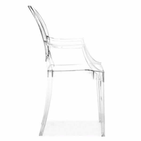 Louis Ghost Arm Chair - Pair - Choice of Color