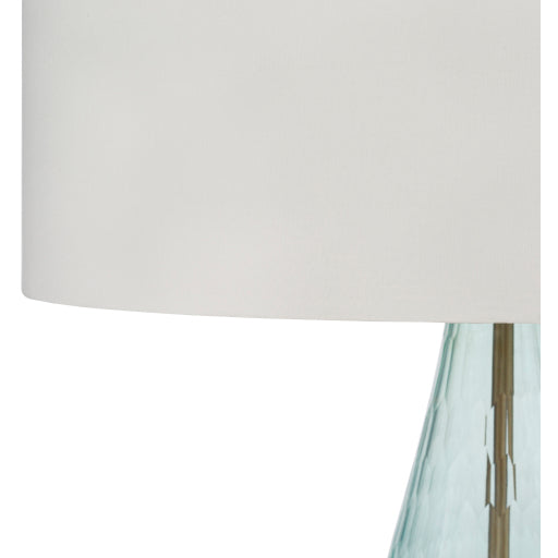 Glasshouse Table Lamp - Aqua