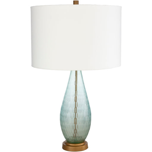 Glasshouse Table Lamp - Aqua