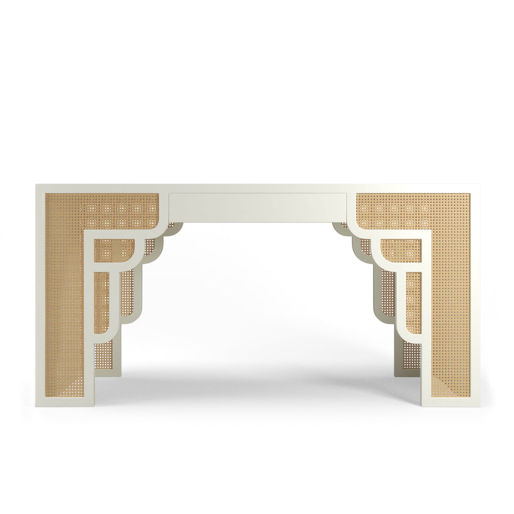 Maggie Cruz Home Habanera Bench White