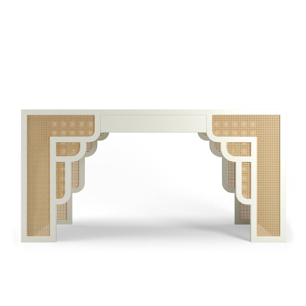 Maggie Cruz Home Habanera Bench White