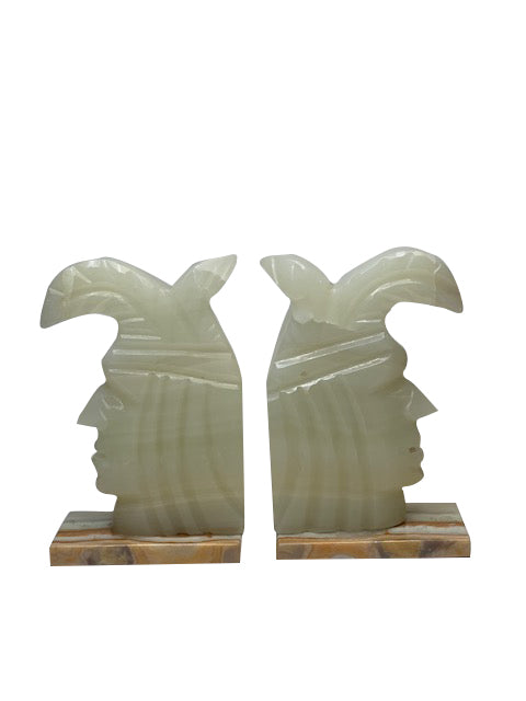 Indian Head Bookends