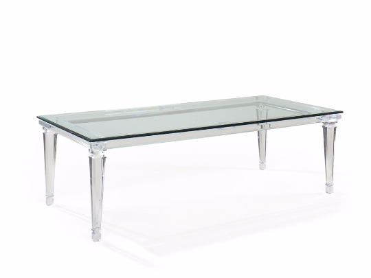 palm beach lucite dining table