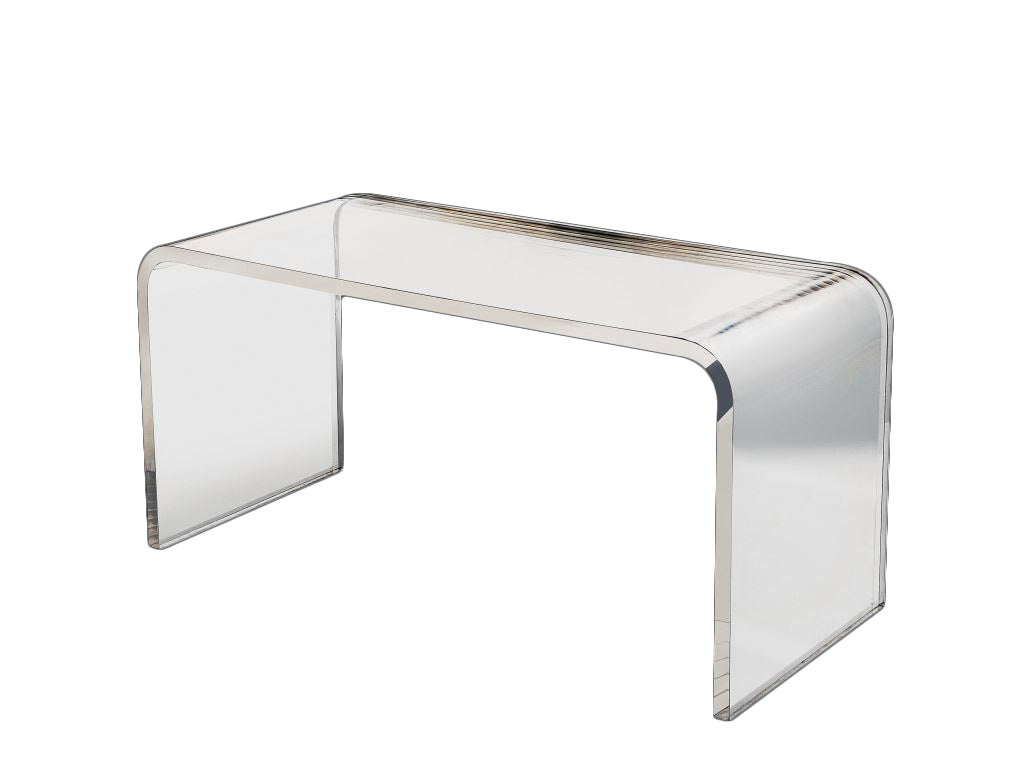 Waterfall lucite desk