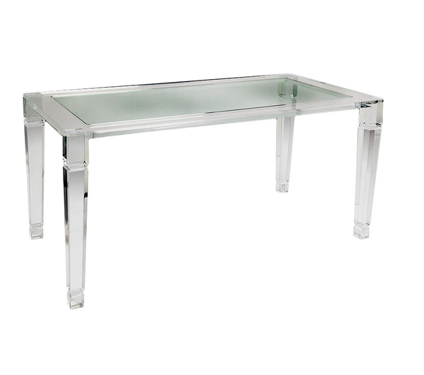 84" Manhattan Lucite Dining Table