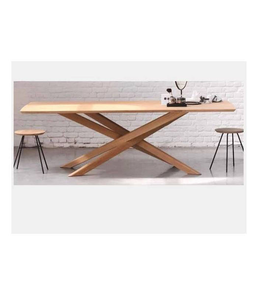 Modern Rectangular Oak Mikado Dining Table 