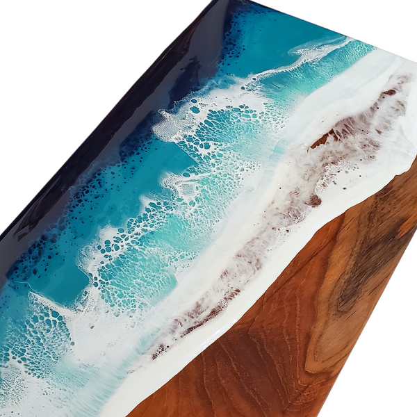 Ocean charcuterie board by Artist Leslie Wiles