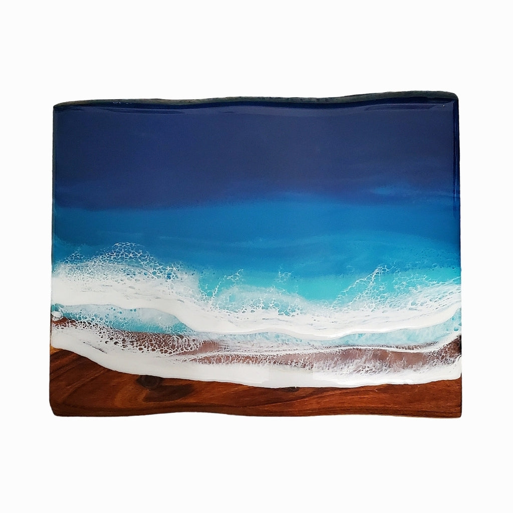 Ocean charcuterie board by Artist Leslie Wiles