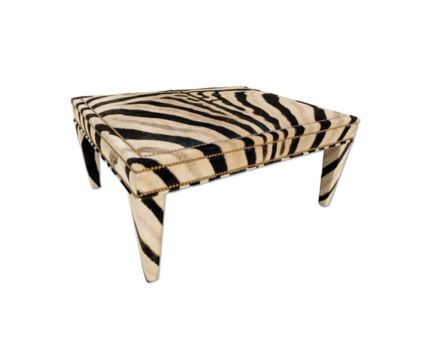 Zebra Ottoman - Square - Choice of Size