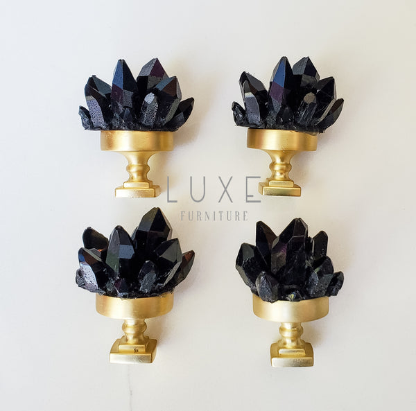 Luxe Crystal Point Knobs