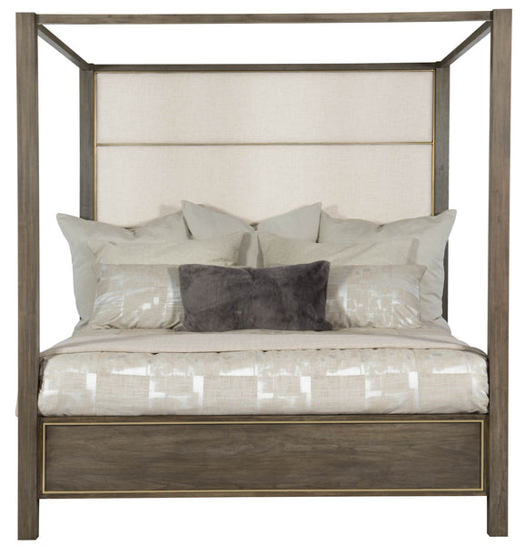 Profile Upholstered Canopy Bed - King
