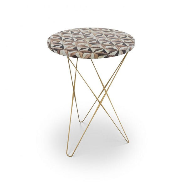 Troy Table - Choice of Base - Brass or Nickel
