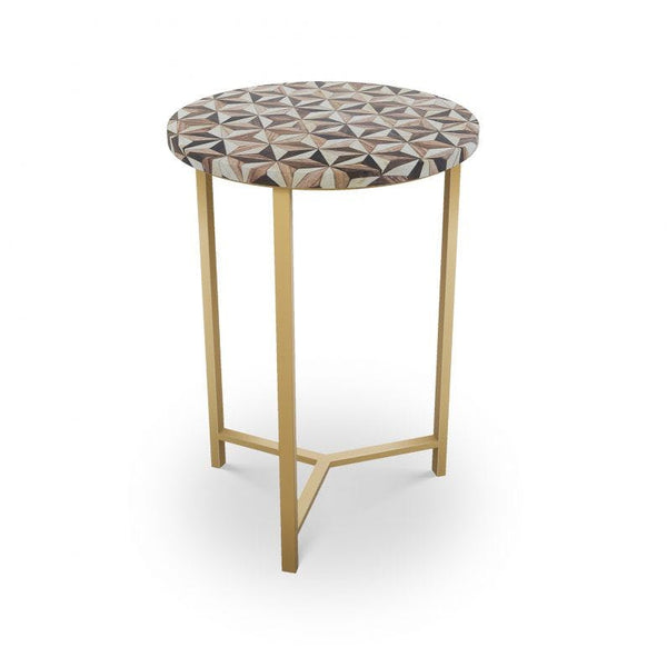 Troy Table - Choice of Base - Brass or Nickel