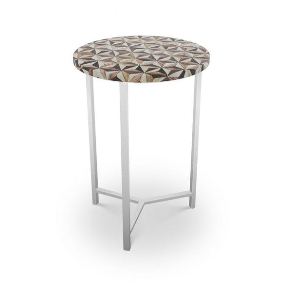 Troy Table - Choice of Base - Brass or Nickel