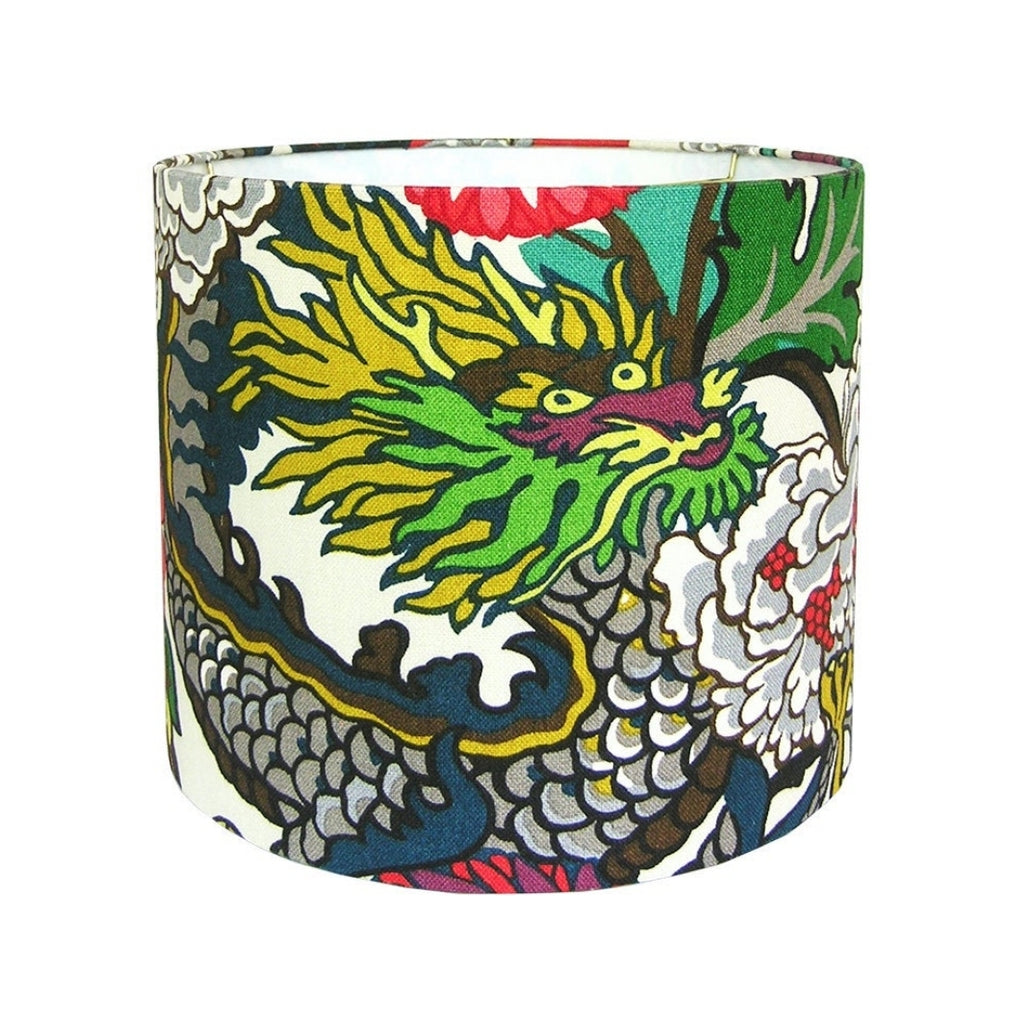 Chiang Ming Chinoiserie Drum Style Lamp Shade
