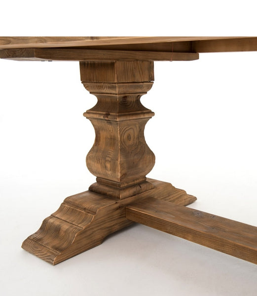 Castle Trustle Dining Table - Bleached Pine