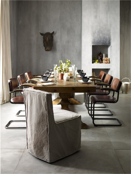 Castle Trustle Dining Table - Bleached Pine