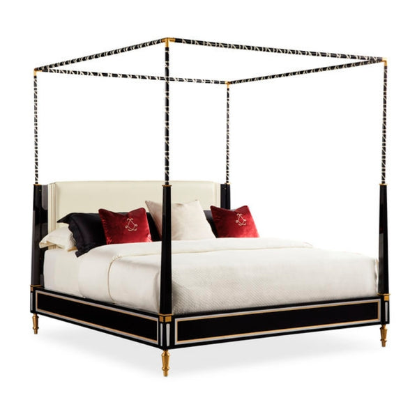 The Couturier Canopy Bed french style by Luxe Furniture