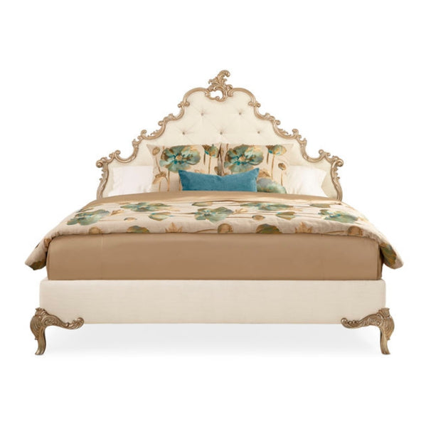 Baroque style bed Fontainebleau Bed king by Caracole