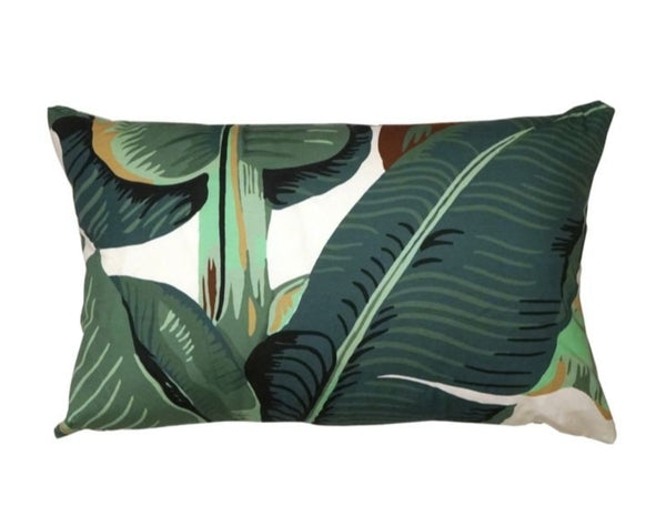 Banana Palm Lumbar Pillow