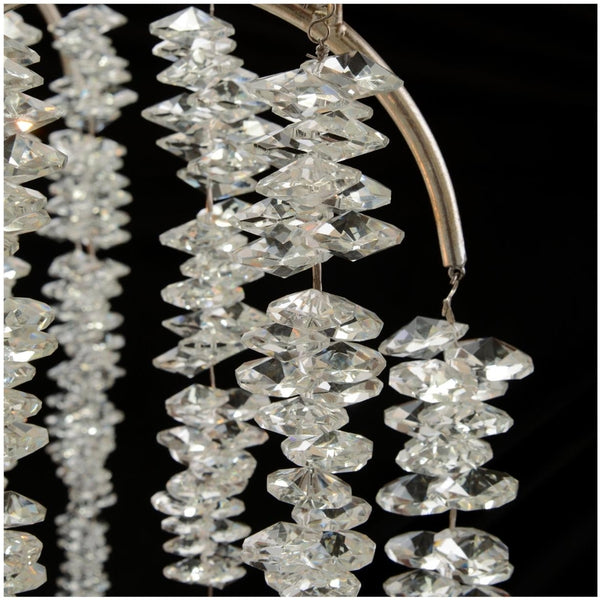 John Richard cascading crystal six light chandelier