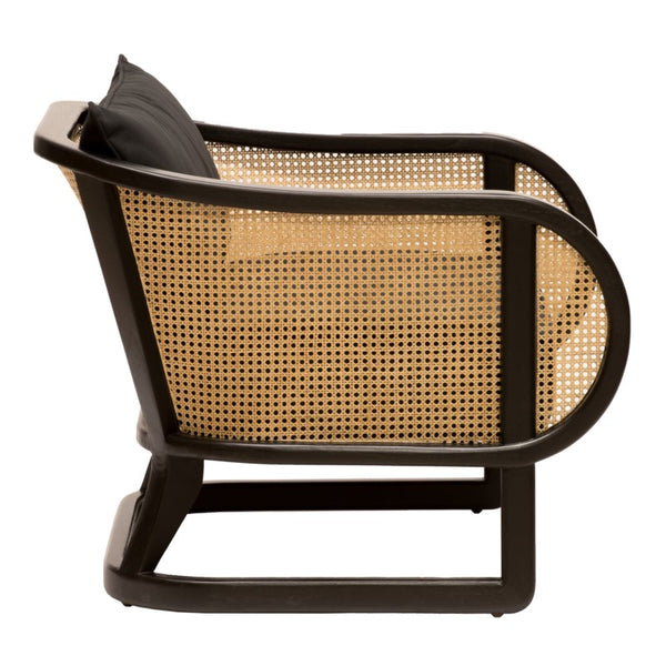 Stockholm Lounge Chair in Black