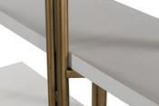 Kupa Bookcase - Marble and Brass Bookshelf