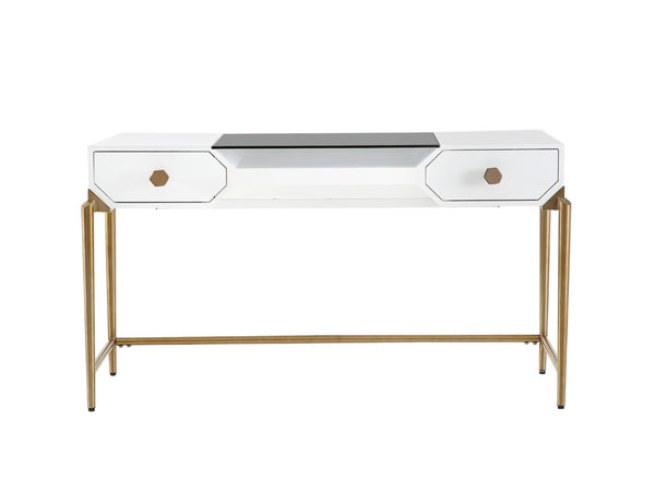 Bajo Desk - White Lacquer