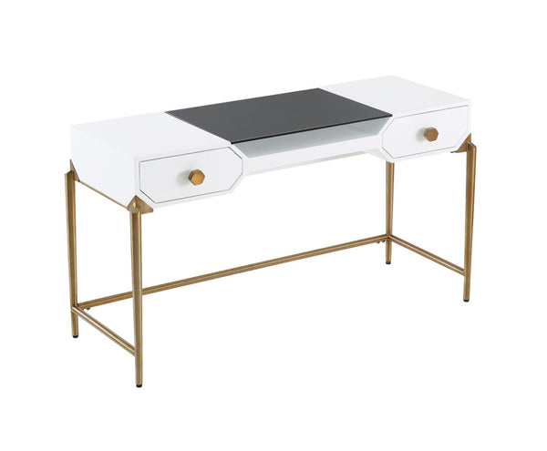 Bajo Desk - White Lacquer