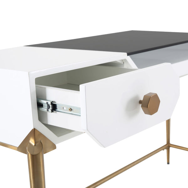 Bajo Desk - White Lacquer