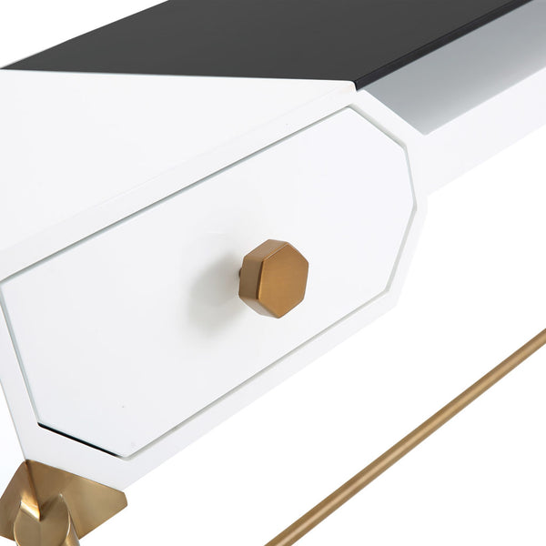 Bajo Desk - White Lacquer