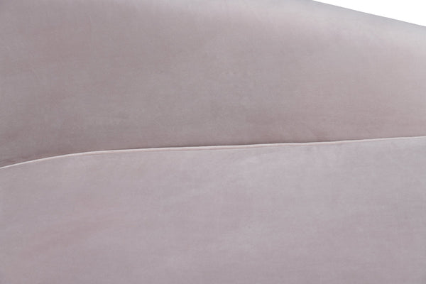 Blush Velvet Chaise