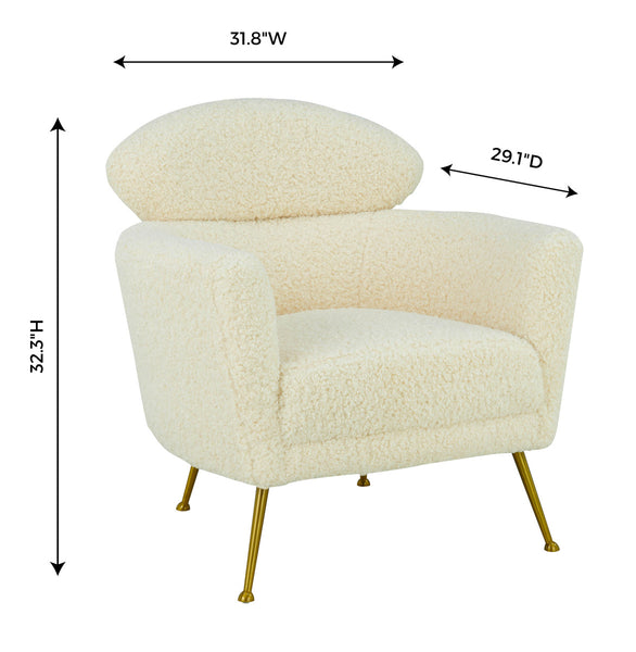 Welsh Faux Shearling Chair