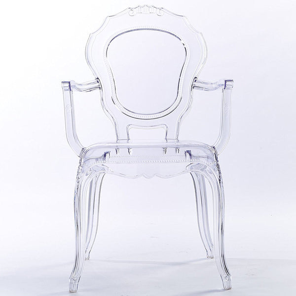 Traditional ghost acrylic lucite chair
