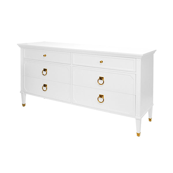 Vincent white dresser by worlds away