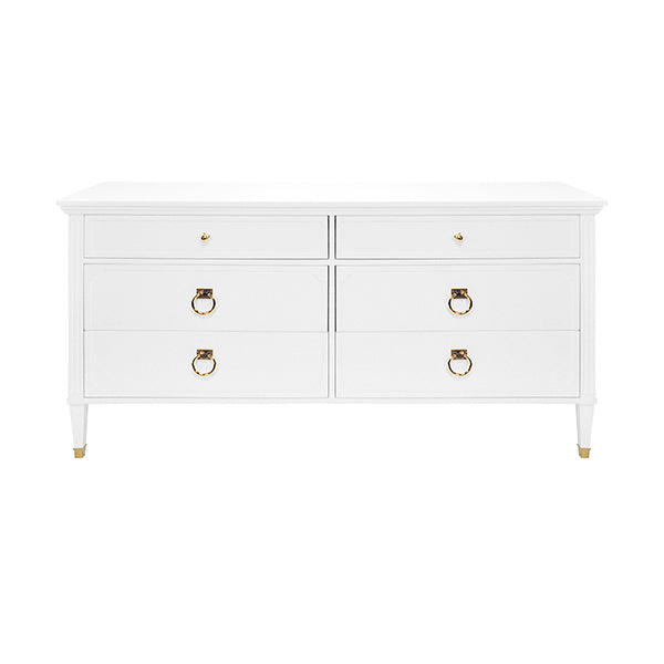 Vincent white dresser by worlds away