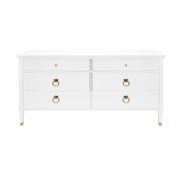 Vincent white dresser by worlds away