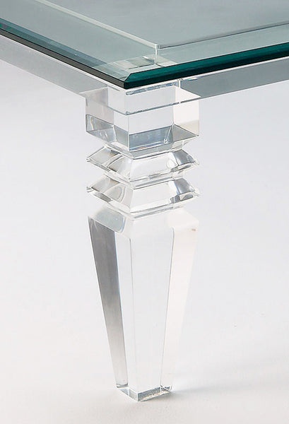 54" Portofino Lucite Coffee Table