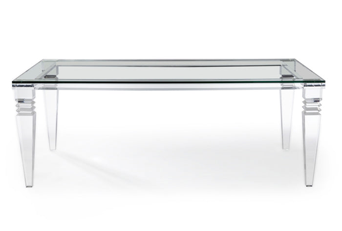 portofino lucite dining table