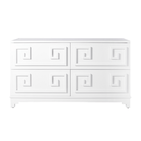 Greek Drawer Greek Key Dresser – Luxe Furniture Inc