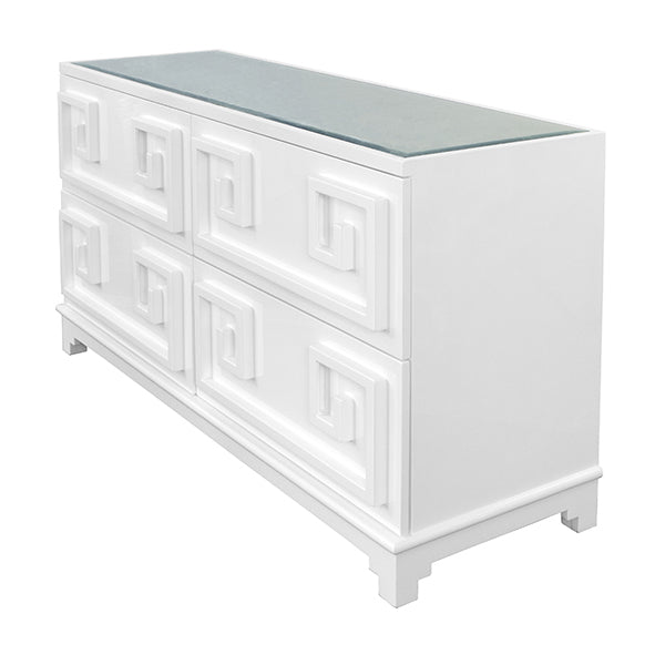 Greek Drawer Greek Key Dresser – Luxe Furniture Inc